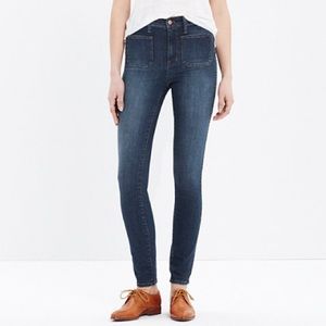 Madewell High-Rise Skinny Jean: Sailor Edition